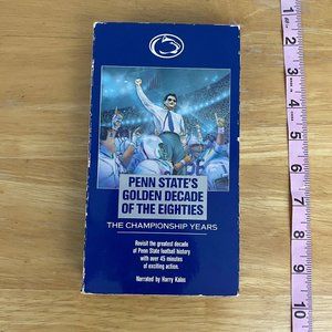 1991 VHS Penn State’s Golden Decade of the Eighties The Championship Years